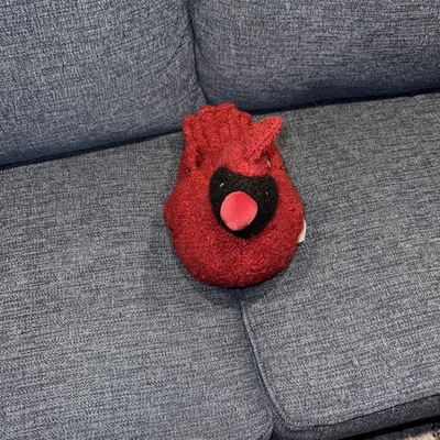 Almohada Pottery Barn en forma de cardenal vacaciones Navidad pájaros nueva última Foto 1 de 4