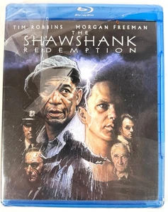 The Shawshank Redemption Blu-ray 1994 Morgan Freeman Tim Robbins Drama NEW - Foto 1 di 3