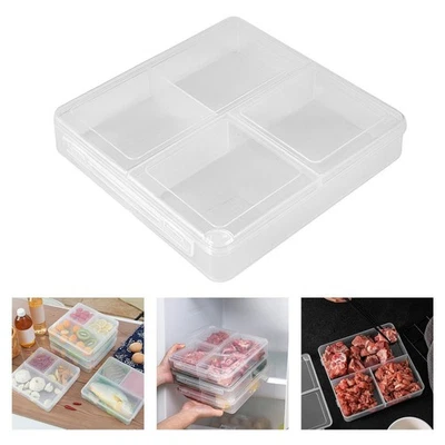 Household Food Storage Container Separate Food Holder Organizer for Fridge - Image 1 of 4