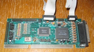 Winbond W83757F FDD/HDD IDE Disk Controller 16-bit ISA Card DOS - Bild 1 von 2