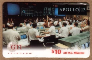 Apollo 13 Movie Series: $10. Employees In Control Room: Success! Phone Card - Picture 1 of 1