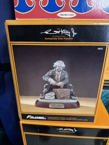Emmett Kelly Jr. "Peanut Butter? Limited Edition Clown Figurine by Flambro - Picture 1 of 2