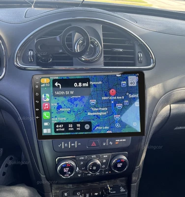 10.1" For 2013-2017 Buick Enclave Carplay Android14 Car Stereo Radio GPS 4+64GB - Image 1 of 4