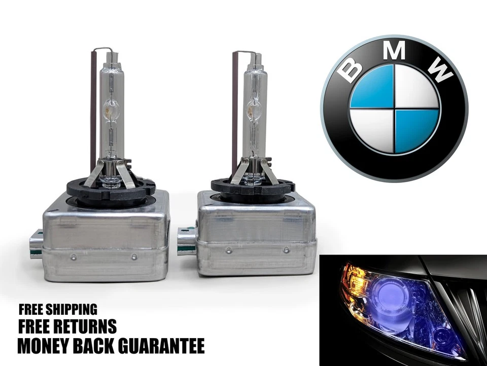 10000K Deep Blue HID Xenon Headlight Bulb for BMW 335D 2009-2011 H&L Beam x2 - Image 1 of 1