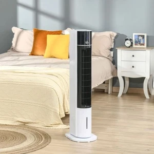 HOMCOM 41" Bladeless Air Cooler - White 824-035V70/ Oscillating / Missing Remote - Picture 1 of 22