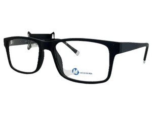 NUEVAS Monturas de Anteojos Modernas Mutuales Negras Mate 53.18.140 para Hombre - Imagen 1 de 11