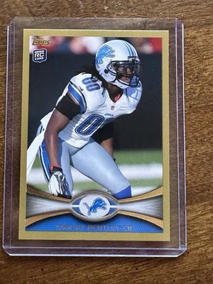 2012 Topps Football #318 Dwight Bentley Gold Parallel #475/2012 (RC) NM-Mint - Image 1 of 2