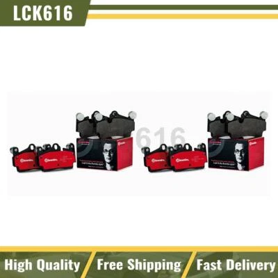 Juego de pastillas de freno Brembo de cerámica delanteras traseras 2X para Fiat 500L 2014-2018 Foto 1 de 3