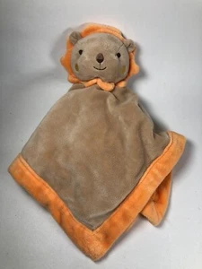 Tiddliwinks Plush Lovey Lion Baby Security Blanket Brown Orange 13”  - Picture 1 of 11