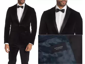Chaqueta Blazer Sakko Esmoquin Scotch & Soda Recorte Terciopelo Recortado Terciopelo Recortado Satén 48 - Imagen 1 de 11