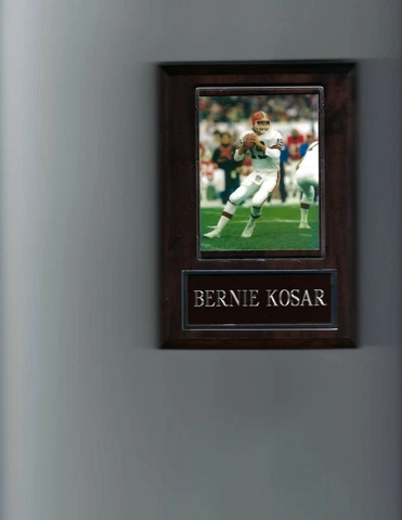 BERNIE KOSAR PLAQUE CLEVELAND BROWNS FOOTBALL NFL Cover