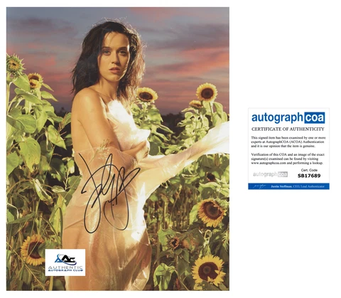 KATY PERRY AUTOGRAPH SIGNED 11x14 PHOTO ACOA Cover