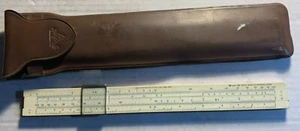 FREDERICK POST CO. Modell 1447 Rechenschieber Notation Hemmi Japan im Original Etui - Bild 1 von 5