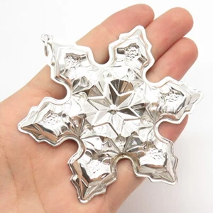925 Sterling Silver Vintage 1975 Gorham Snowflake Ornament - Picture 1 of 6