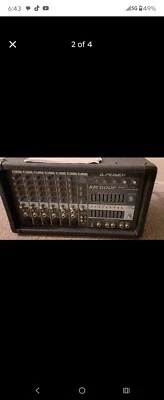 Peavey XR 600F Stereo Powered Mixer - Black - Image 1 of 3