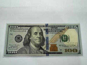 100 Dollars 2017 Serial Super Radar 51111115 SUPER GEM PMG-68_LDP Shop. - Picture 1 of 4