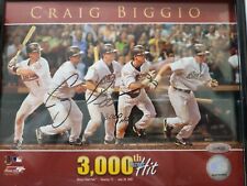 Craig Biggio Signed Autographed Astros 3000 Hit 8x10 Photo, TRISTAR COA