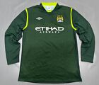 Manchester City 2011/2012 Goalkeeper Football Shirt Soccer Jersey Umbro Size 44