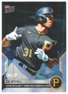 2022 MLB Topps AHORA Cal Mitchell Tarjeta de Llamada # 307 Pittsburgh Pirates PR;693 - Imagen 1 de 2