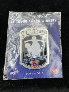 Orel Hershiser Lapel Pin 2015 Cy Young Award Winner LA Dodgers Union 76 MLB 88' - Picture 1 of 1