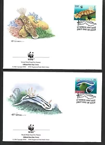 NIUE GENUINE WWF 1999 - Nudibranch FIRST DAY COVER SET - Picture 1 of 2