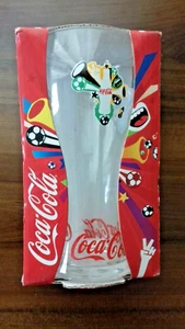 COCA- COLA AUTHENTIC GLASS GREECE COLECTABLE GOAL GLASS - Picture 1 of 7