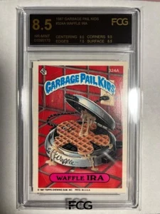 1987 GARBAGE PAIL KIDS ORIGINAL SERIES 7 #324A WAFFLE IRA FCG NR- MINT 8.5 - Picture 1 of 2