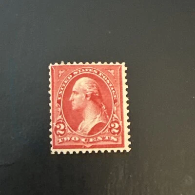 US Stamps Scott #267 2c Washington Mint Hinged - Image 1 of 2