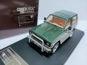 Modellino auto TOTOL MODELS 1/43 NISSAN PATROL SWB160 4x4 1984 resina verde/beige - Foto 1 di 6