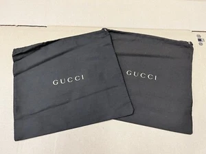 2x Gucci Dust Bags Genuine 26cm x 24cm - Picture 1 of 5