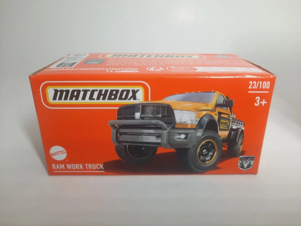 Matchbox 2024 Mattel RAM Work Truck 23/100 Box Modellino 1/64 - Immagine 1 di 1
