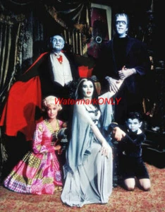 "The Munsters" '60's TV Show "Herman & Lily" & Family at "1313" PHOTO! #(83b) - Picture 1 of 2