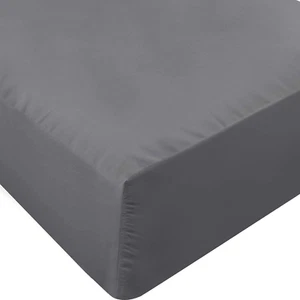 Queen Fitted Sheet - Bottom Sheet - Deep Pocket - Soft Microfiber - Shrinkage an - Picture 1 of 12