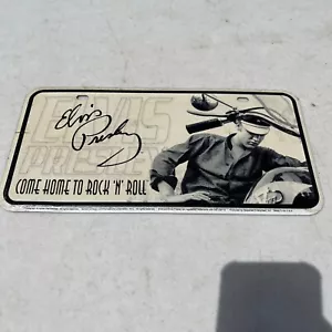 2004 Elvis Presley "Come Home To Rock n Roll" License Plate by Cinergy USA - Picture 1 of 6