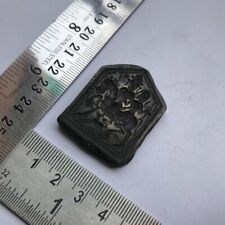 Antique or old bell metal jewelry stamp die seal hindu god and goddess pattern