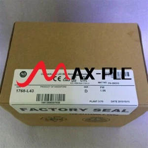 New Factory Sealed AB 1768-L43 SER D CompactLogix L43 Controller 1768L43 US- - Picture 1 of 1