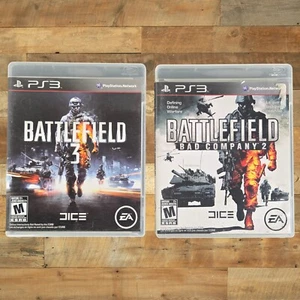 BATTLEFIELD 3 + 2 Bad Company Bundle,lot Of 2(PS3 Sony PlayStation 3, 2011)  CIB - Picture 1 of 6
