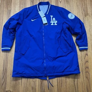 Los Angeles LA Dodgers MLB Royal Dugout Performance Full-Zip Jacket Men's Small - Picture 1 of 7