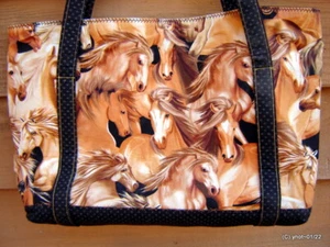 CABALLOS Y SEMENTALES Cartera/Bolso/Bolso de Mano - Espectáculo de Caballos Susan de Ojos Negros ~ Teléfono Celular - Imagen 1 de 6