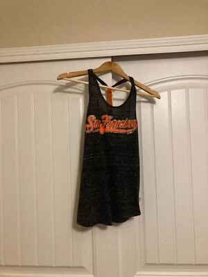 San Francisco Giants Tank Top Womens XS Xtra Small Gray Touch By Alyssa Milano - Image 1 of 3