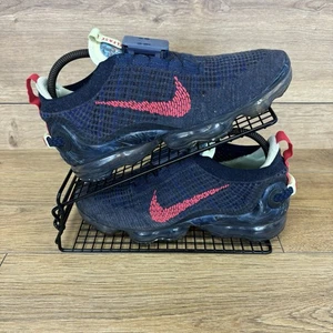 Nike VaporMax Zapato Unisex Talla UK 7 Sin Cordones Bloqueo Flyknit Entrenadores Azul Rosa - Imagen 1 de 10