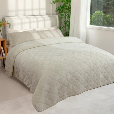 Бархатное одеяло комплект королевский размер - роскошь легкий бархат кровать одеяло и 2 таблетки... - Изображение 1 из 4