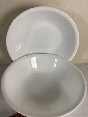 Juego de 2 cuencos grandes para servir Corelle Winter Frost blancos de 2 cuartos 10 1/4" EE. UU. Foto 1 de 4