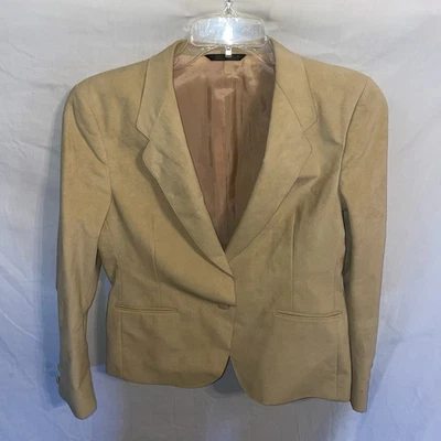 Chaqueta camel Kingridge para mujer talla mediana bronceada salir fiesta comodidad  Foto 1 de 4
