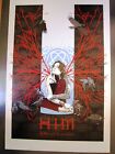 His Infernal Majesty H.I.M Melbourne 06 Concert Poster Art Rhys Cooper HIM