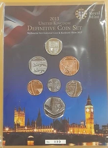 2013 Melbourne Coin Show UK GB Royal Mint Celebrating Definitive coin mint set - Bild 1 von 6
