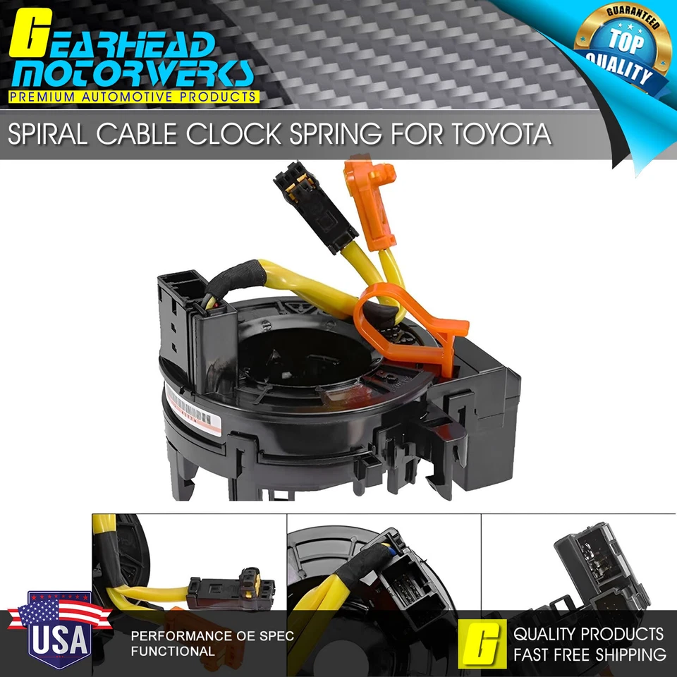 For 2007-2018 Toyota Tundra Clock Spring With and Without Functions on Wheel - Image 1 of 4