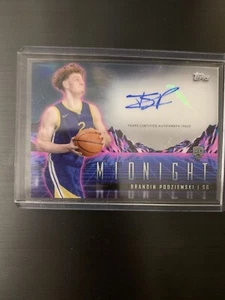 2023-24 Topps Midnight Basketball Brandin Podziemski Rookie Horizon Signatures - Picture 1 of 2