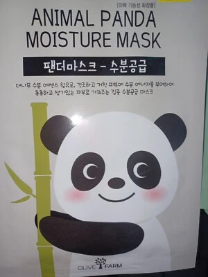 Olive Farm Animal Panda Moisture Mask  25ml 10 Sheets - Image 1 of 4