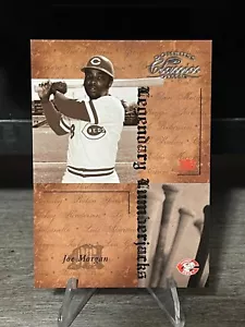 Joe Morgan /1000 2004 Donruss Classics Legendary Lumberjacks Cincinnati #LB-9 - Picture 1 of 2